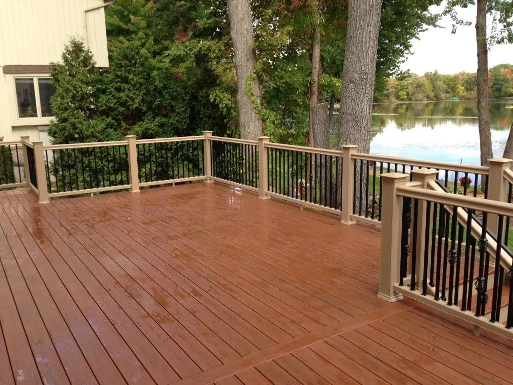 Composite decking installation in Bristol, TN by The Deck Store